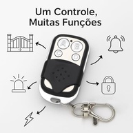 Kit 2 Controles Remotos Clonadores Universais para Portão e Alarme - Duplique Seu Acesso! - imagem 3