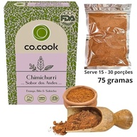 Tempero Funcional 100% Natural CoCook Chimichurri Sabor Andes 75g para Carnes, Frango e Salsinha Zero Glúten, Zero Lactose, Zero Conservantes, Zero Corantes, Zero Sódio - Rende até 30 porções - imagem 2