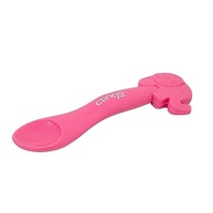 Colher em Silicone Animaizinhos Colors - Elefante Rosa da Clingo | Segura e Divertida para Bebês - imagem 2