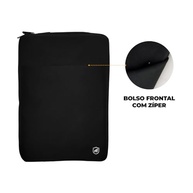Gshield Capa Case para Notebook Aveludada com Alça e Bolso Externo com Zíper, Survivor Preta (15,6-17,3" Polegadas - 32x42 cm) - imagem 3