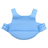Babador Infantil Silicone Azul com Bolso Coletor - Seguro, Ajustável e Ideal para BLW - imagem 1