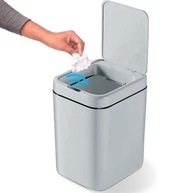 Lixeira Inteligente 20L com Sensor Automático - Ideal para Banheiro, Cozinha e Escritório - imagem 2