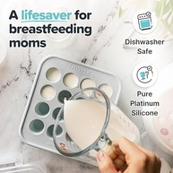 Souper Cubes MyMilk - Bandejas de Silicone para Congelar Leite Materno com 227g de Capacidade - imagem 5