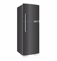 Adesivo Vinil Envelopamento para Geladeira Preto Fosco 6x1m - Transforme sua cozinha com estilo - imagem 4