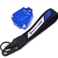 MOWOK Capa de Chave em Alumínio CNC com Chaveiro para Yamaha MT-09 (2013-2024) - Azul Vibrante - imagem 2