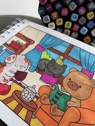 para-comfy-de-pink-seu-livro-a-and-stress-cozy-colorir-anti-relaxar-a