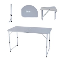 Mesa Dupla Mor Dobrável Compacta e Resistente 1,20m - Ideal para Camping, Festas e Eventos - imagem 1