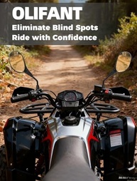 Espelhos Retrovisores Universais para ATV e Moto - Compatibilidade Ampla e Ajuste 360° - imagem 3