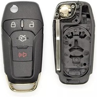 Chave Canivete Ford Ka Novo Fusion 3 Botões - Carcaça para Substituição Completa - imagem 5