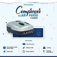 MINJIANG Compressor de Ar PS 950 10W: Potência e Eficiência para Suas Necessidades! - imagem 3