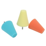Cone de Polimento de Esponja Cônica para Broca ROS - Kit Profissional para Acabamento Impecável em Carros, Barcos e Motocicletas - imagem 1