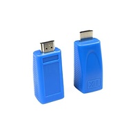 Adaptador HDMI para RJ45 PlusCable TX/RX: Conexão 1080P até 30m Plug and Play - imagem 4