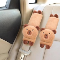 Kit 2 Capas de Cinto de Segurança Capivara Fofa - Conforto e Estilo para Seu Carro - imagem 2