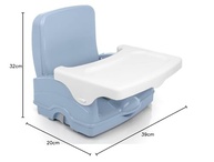 Cadeira de Refeição Portátil Cake Voyage Azul - Segurança e Conforto para Bebês em Qualquer Lugar - imagem 3