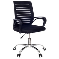 Cadeira de Escritório Fortt Braga com Base Cromada e Rodinhas - Conforto e Estilo para seu Ambiente - imagem 1