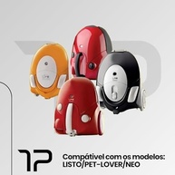 Conjunto 3 Sacos Descartáveis para Aspirador Eletrolux Listo, Pet-Lover e NEO - Alta Filtragem - imagem 5