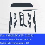 Película Protetora TPU Anti-risco para Console Central Cadillac CT5 2024-2025 - imagem 5