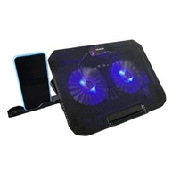 Suporte Base para Notebook com Cooler Duplo Silencioso, 8 Níveis de Ajuste Ergonômico, USB e Iluminação LED - Até 17" - imagem 3