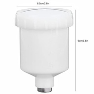 Copo Plástico 125ml com Rosca 15mm para Pistola de Pintura - Fácil Limpeza e Sem Gotejamento - imagem 3