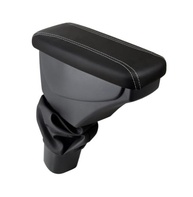 Apoio de Braço Premium Courvin Preto c/ Costura Cinza para Chevrolet Onix 2020+ - imagem 2