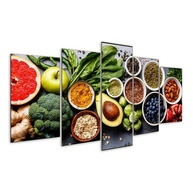 Quadro Decorativo para Cozinha com Tema de Temperos - Estilo Mosaico Moderno - imagem 1