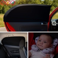 Cortina Protetora Solar Automotiva Universal - Proteção UV Essencial para Bebês, Crianças e Pets - imagem 3