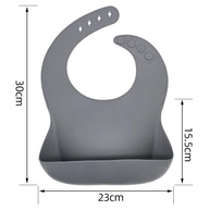 Babador Ajustável em Silicone Infantil - Proteção Confortável e Estilo para Bebês e Crianças - imagem 3