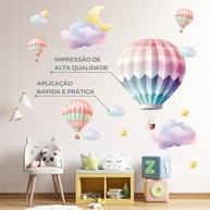 Adesivo Infantil Balão Lavável - Decoração Segura e Criativa para Quarto de Criança - imagem 4