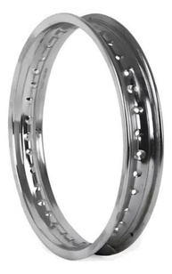 Aro Folha Calha Jante Traseiro Cromado Tork - Ideal para Bros 125, 150 e 160 - imagem 1