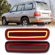 Kit Luz de Neblina LED Sequencial para Toyota Land Cruiser LC100 & Lexus LX470 (1998-2007) - Fumaçado - imagem 1