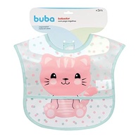 Babador com Bolso Gatinho Impermeável da Buba - Proteção Confortável e Estilosa para Bebês - imagem 2