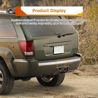 Engate de Reboque Traseiro WeiSen 5cm Classe 3 para Jeep Grand Cherokee WK (2005-2010) - Preto Robusto - imagem 4