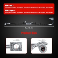 Mangueiras Hidráulicas de Freio Premium para Jeep Wrangler JK (2011-2018) - Segurança e Performance Garantidas - imagem 3