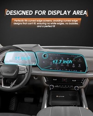 Protetor de Tela Fosco Antirreflexo CDEFG para Chevrolet Suburban 2025-2026 | 17.7" + 11" - imagem 5