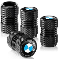 Tampas de Válvula de Pneu em Liga de Alumínio Preta - Pacote com 4 para BMW e outros carros - imagem 1