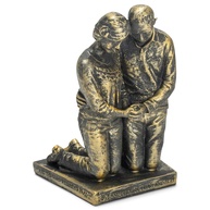Estátua de Casal em Oração - Decoração Inspiradora para o Lar - imagem 1