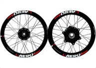 Par de Rodas Viper Aero Alumínio para Bros 125/150/160 - Raios 4mm Tambor - imagem 1