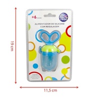 Alimentador de Silicone com Regulagem Azul - Segurança e Conforto para Bebês - imagem 3