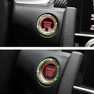 Kit Luxo WINKA: Tampas de Válvula e Anel de Ignição com Strass para Carro - imagem 5