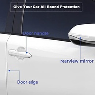 Proteção Essencial: Kit 10 Adesivos Anti-Risco para Maçaneta de Carro (Universal e Transparente) - imagem 3