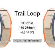 Pulseira esportiva Trail Loop de nylon macio para Apple Watch Ultra 2/Ultra de 49 mm, séries 10 de 46 mm, 9, 8, SE 2, 7, 6, SE, 5, 4, 3, 2 e 1 de 45 mm, 44 mm e 42 mm, unissex - imagem 4
