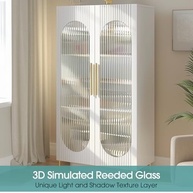 Película de Privacidade 3D para Janela de Vidro Canelado - Adesivo Decorativo com Proteção UV - imagem 3