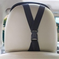 Capas de Encosto de Cabeça MINGZAIQIPEI: Brilho de Strass e Proteção Universal para seu Carro - imagem 5