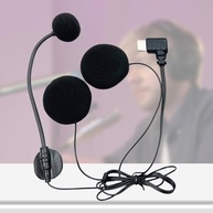 Microfone para Capacete de Moto Tipo C com Buzinas Duplas - Som Claro e Conexão Segura - imagem 3