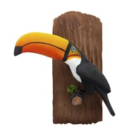 Tucano Na Casca - Enfeite de Parede em Resina para Decoração de Casa e Jardim - imagem 1