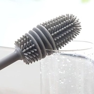 Escova de Silicone Flexível 360° para Limpeza Profunda de Garrafas, Mamadeiras e Copos - Design Ergonômico - imagem 5