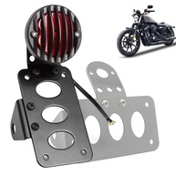 Suporte Lateral de Placa para Harley: Estilo e Performance com Luz LED Integrada - imagem 1