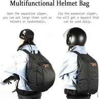 Peicees Mochila masculina dobrável para capacete de motocicleta, leve, impermeável, armazenamento de grande capacidade, ciclismo - imagem 3