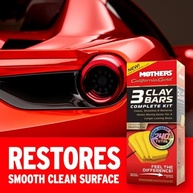 Kit Detalhamento Automotivo Mothers California Gold: Barra de Argila e Microfibra para Brilho Intenso - imagem 3