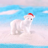 Ornamento de Resina para Decoração de Mesa - Miniatura Artesanal de Natal com Micro Paisagem - imagem 3